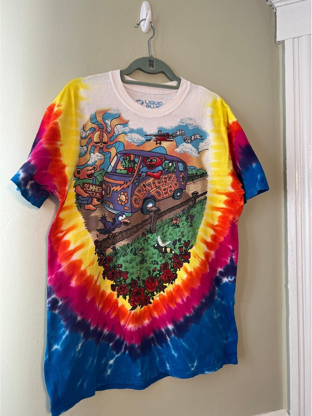 Grateful Dead Summer Tour 1994 Tie-Dye T-Shirt (reprint 2000)